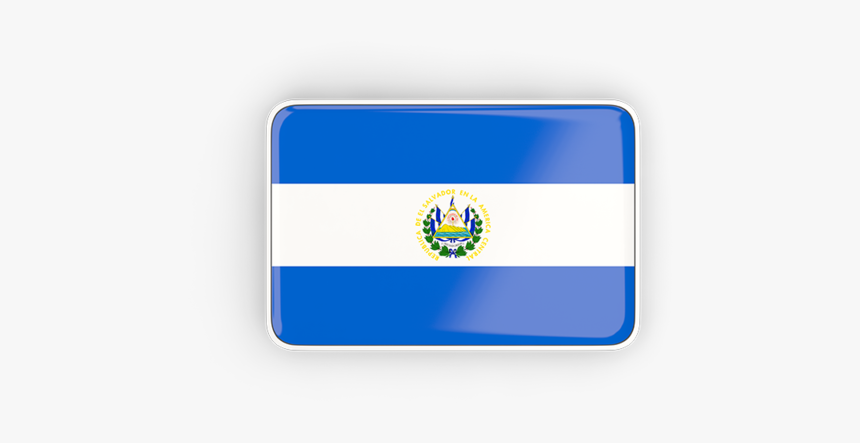Rectangular Icon With Frame - Salvador Flag, HD Png Download, Free Download