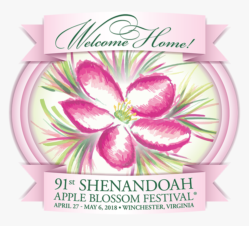2018 Theme Logo - Shenandoah Apple Blossom Festival 2018, HD Png Download, Free Download
