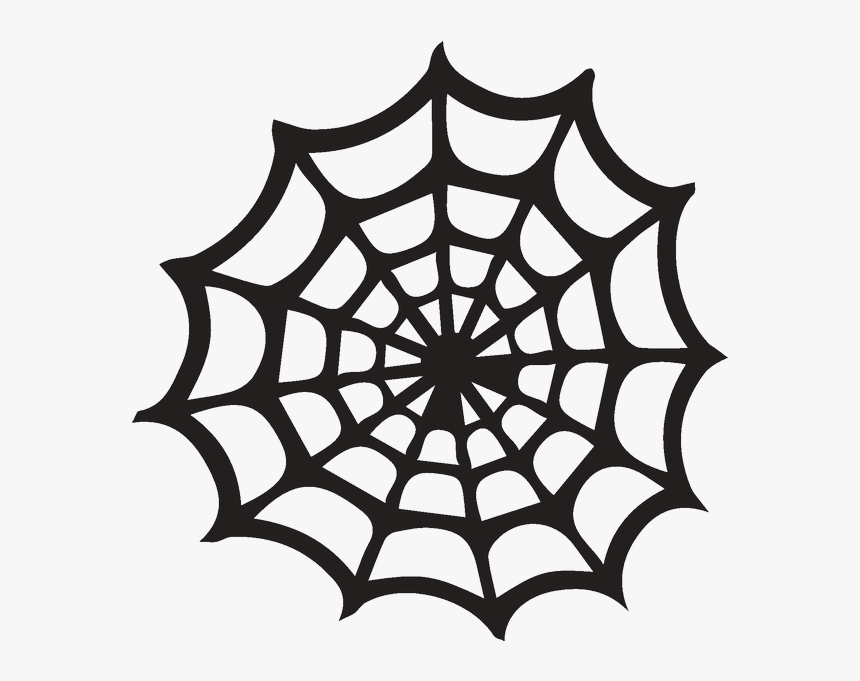 Spider Web Silhouette - Spider Web Silhouette Clip Art, HD Png Download -.....