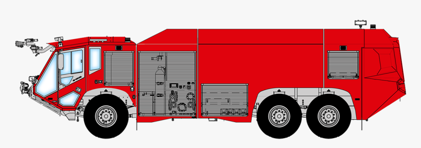 Fire Engine Royalty-free Car Illustration Vector Graphics - Airport Fire Engine Png, Transparent Png, Free Download