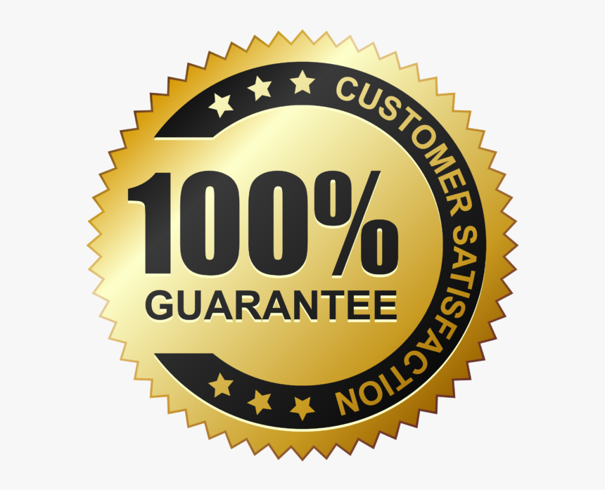 100% Customer Satisfaction Guarantee - Customer Satisfaction Guarantee Badge, HD Png Download, Free Download