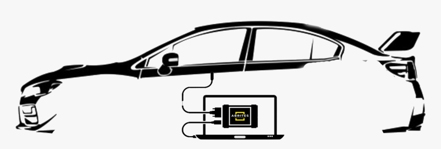 Subaru Drawing Fast Car - Rear-view Mirror, HD Png Download, Free Download