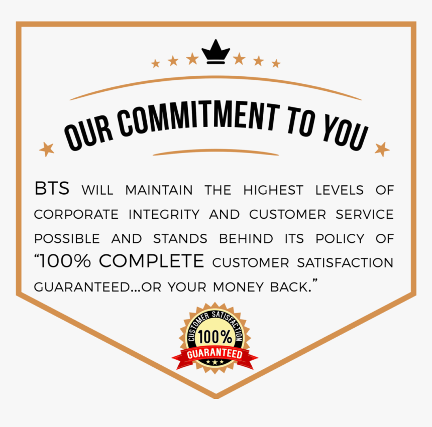Lift Your Table Satisfaction Guarantee - Circle, HD Png Download, Free Download