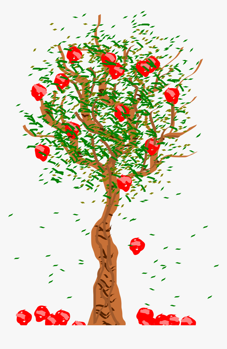 Tree Big Image Png - Fruits Falling From Tree, Transparent Png, Free Download