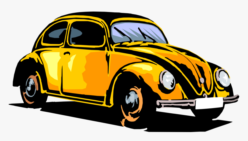 Vector Cars Illustrator - Beetle Car Vector, HD Png Download, Free Download