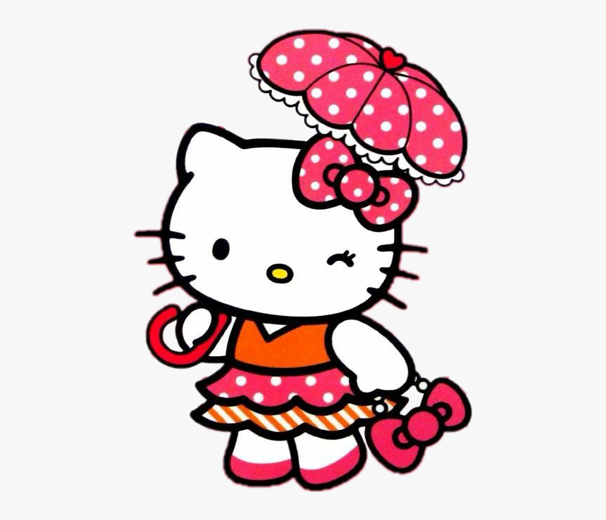 Download Hellokitty Sanrio Umbrella Bag Purse Bow Hello Kitty Coloring Pages Hd Png Download Kindpng SVG, PNG, EPS, DXF File