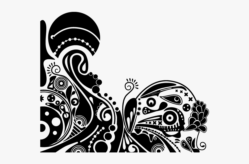 Thumb Image - Psychedelic Black And White, HD Png Download, Free Download