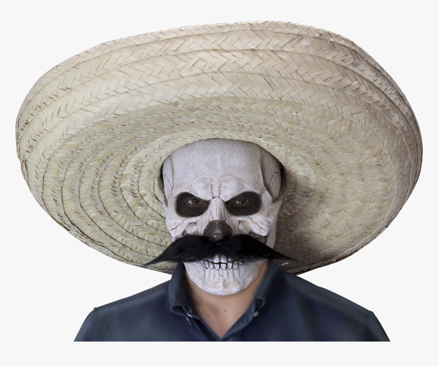 Mexican Skull - Mexikanischer Totenkopf Schminken Männer, HD Png Download, Free Download