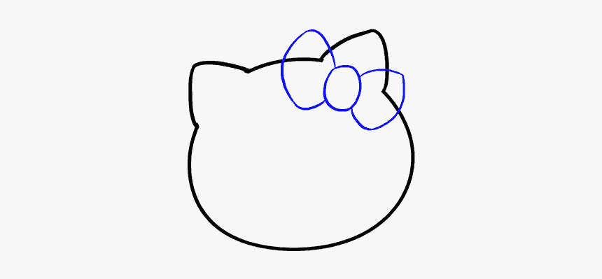 How To Draw Hello Kitty - Line Art, HD Png Download, Free Download