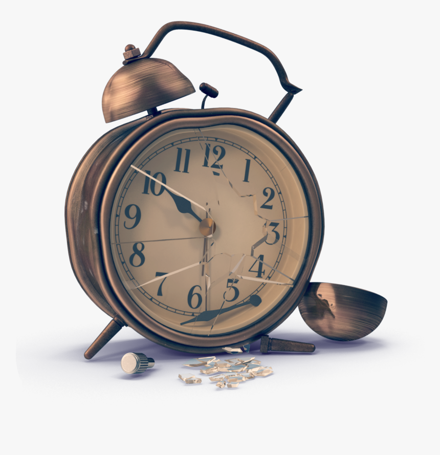 #clock #time #broken #vintage #clocks - Transparent Broken Clock Png, Png Download, Free Download