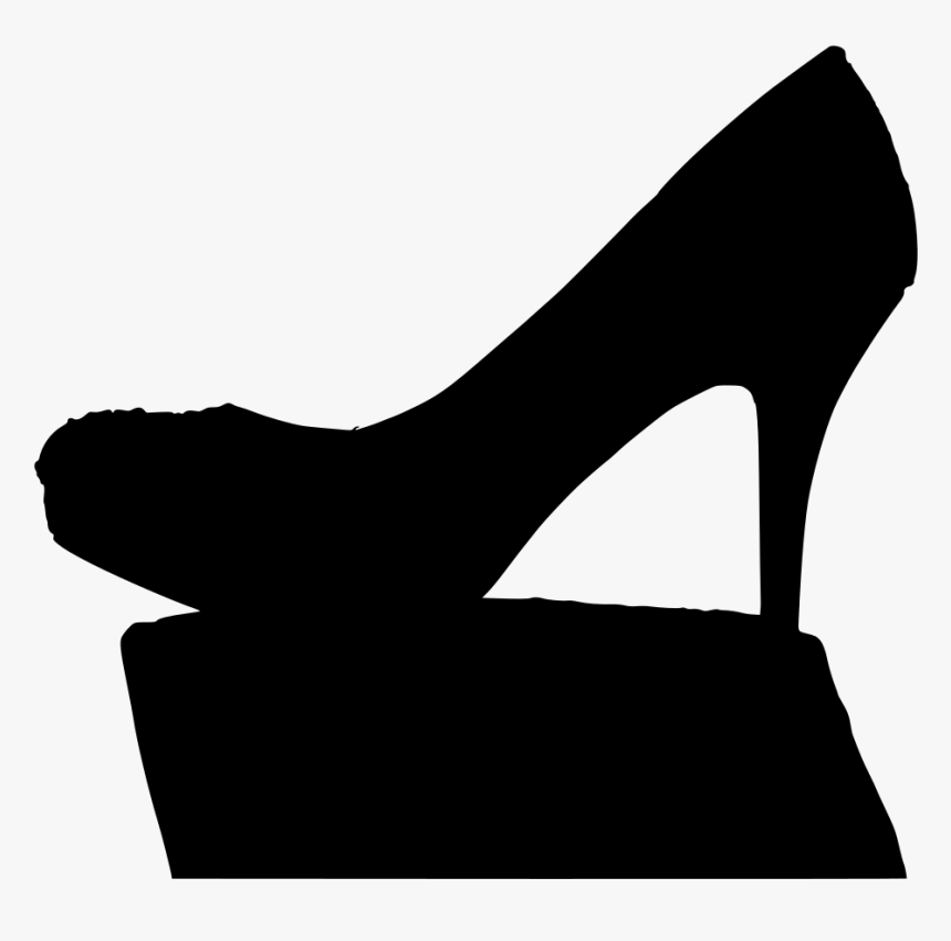 Transparent High Heel Silhouette Png - Basic Pump, Png Download, Free Download