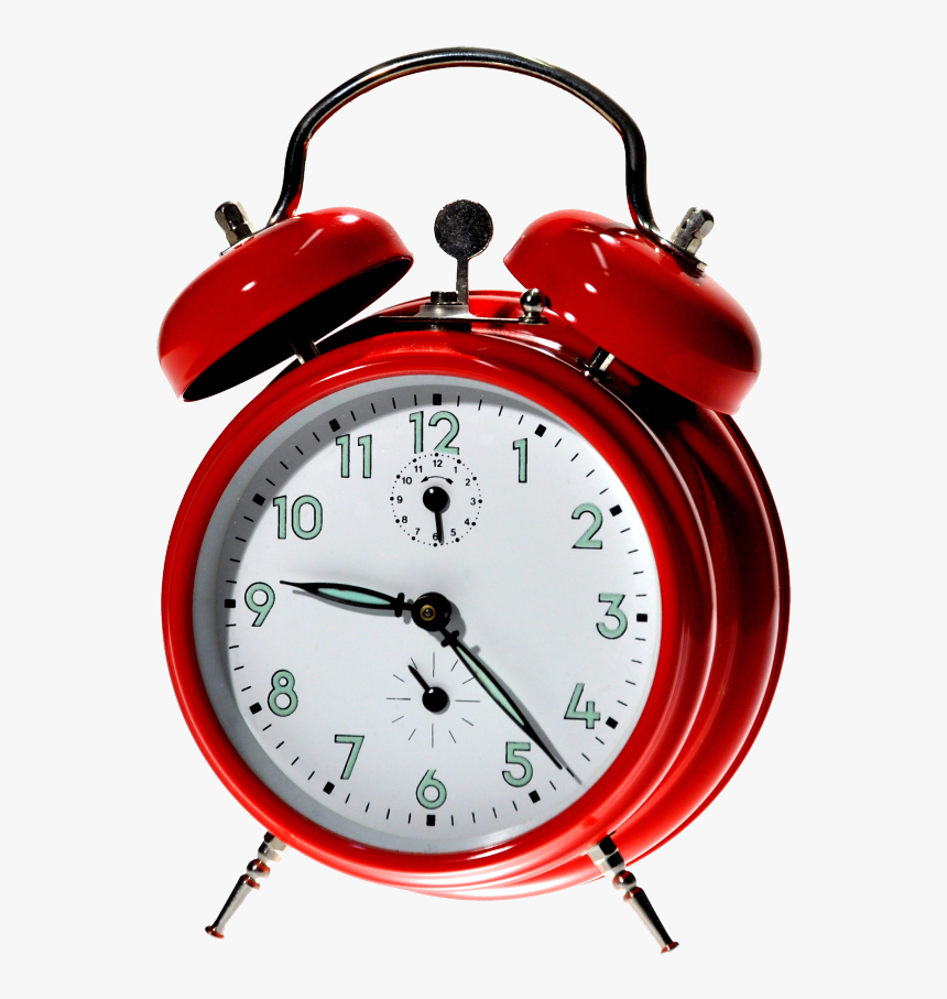 Red Alarm Clock - Alarm Clock Png, Transparent Png, Free Download