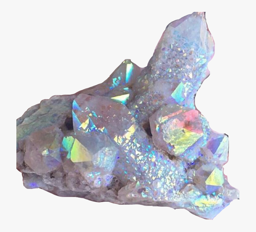 #shiny #rainbow #glow #crystal #crystals #freetoedit - Crystal, HD Png Download, Free Download