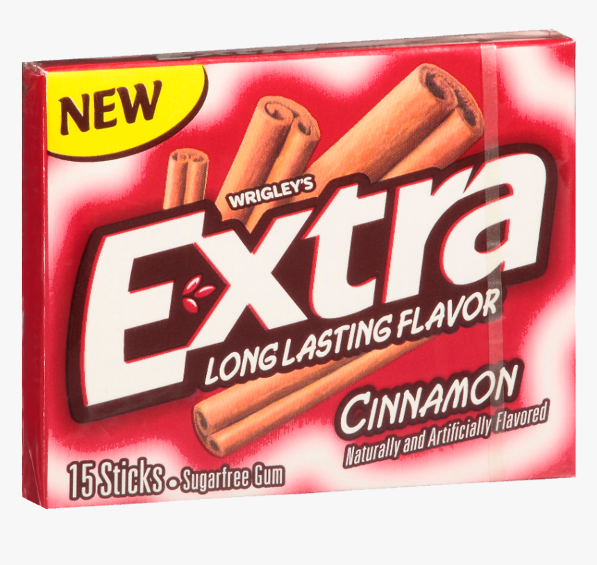 Chicle Extra Sabor Canela - Chewing Gum With Filling In The Middle, HD Png Download, Free Download