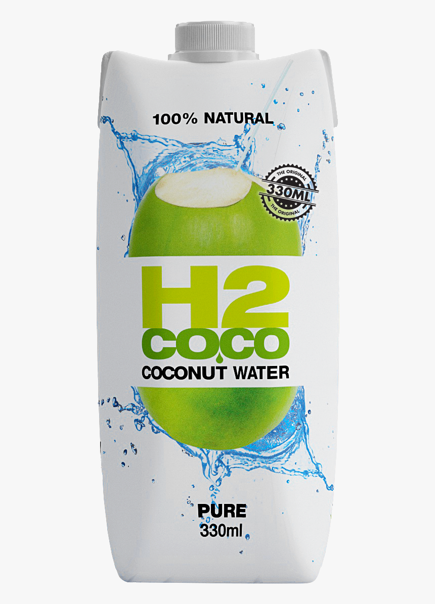 330ml Pure Screw Cap - H2coco Coconut Water, HD Png Download, Free Download