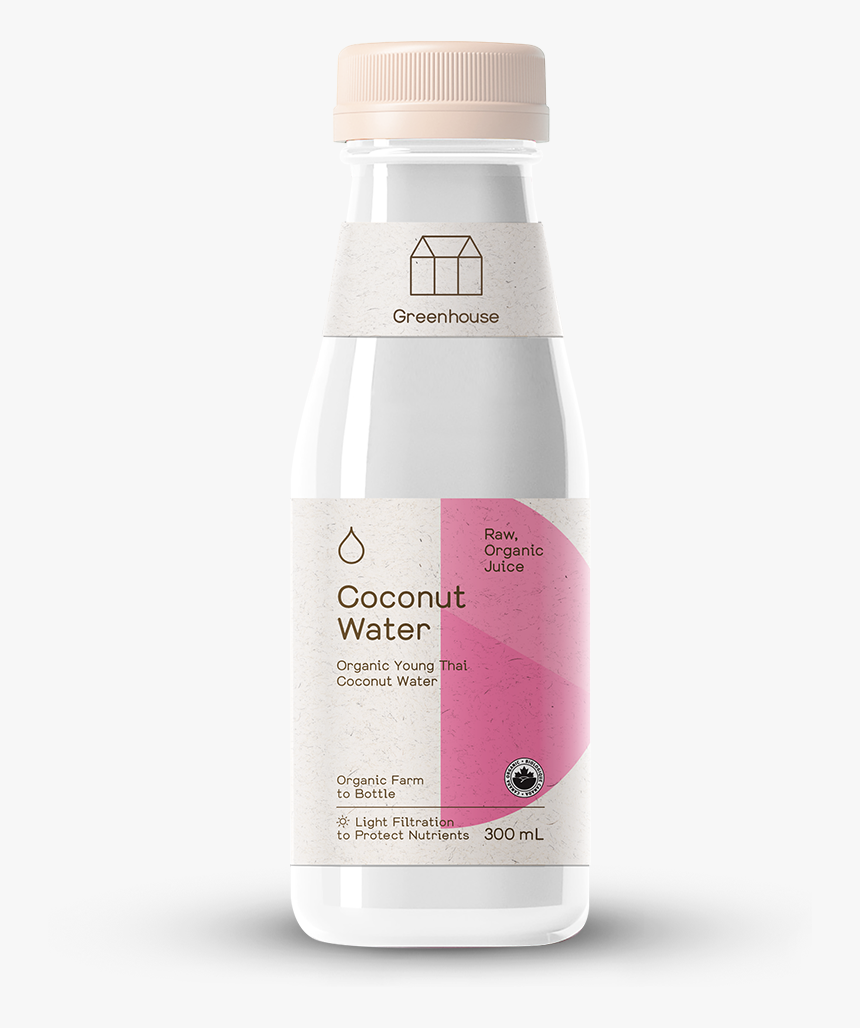 Greenhouse 300ml Coconutwater Productshot - Plastic Bottle, HD Png Download, Free Download