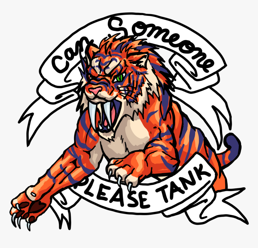 Nobody Wants To Tank
somebody Do It
tshirt Here - Siberian Tiger, HD Png Download, Free Download