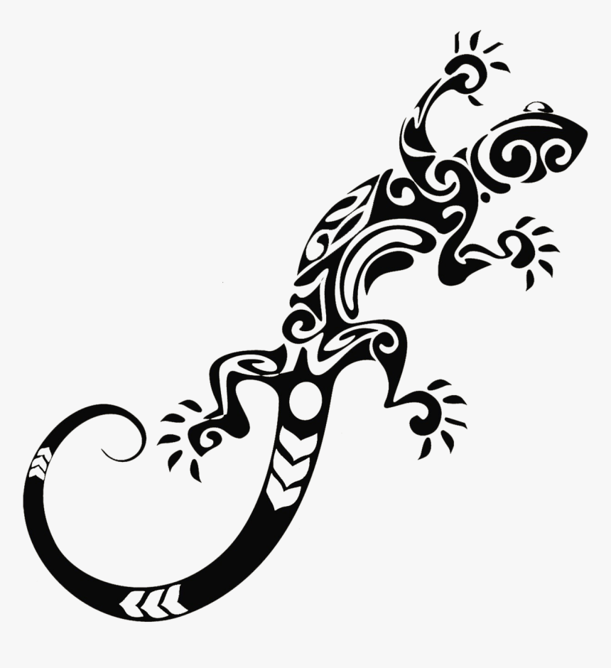 Lizard Black And White, HD Png Download, Free Download