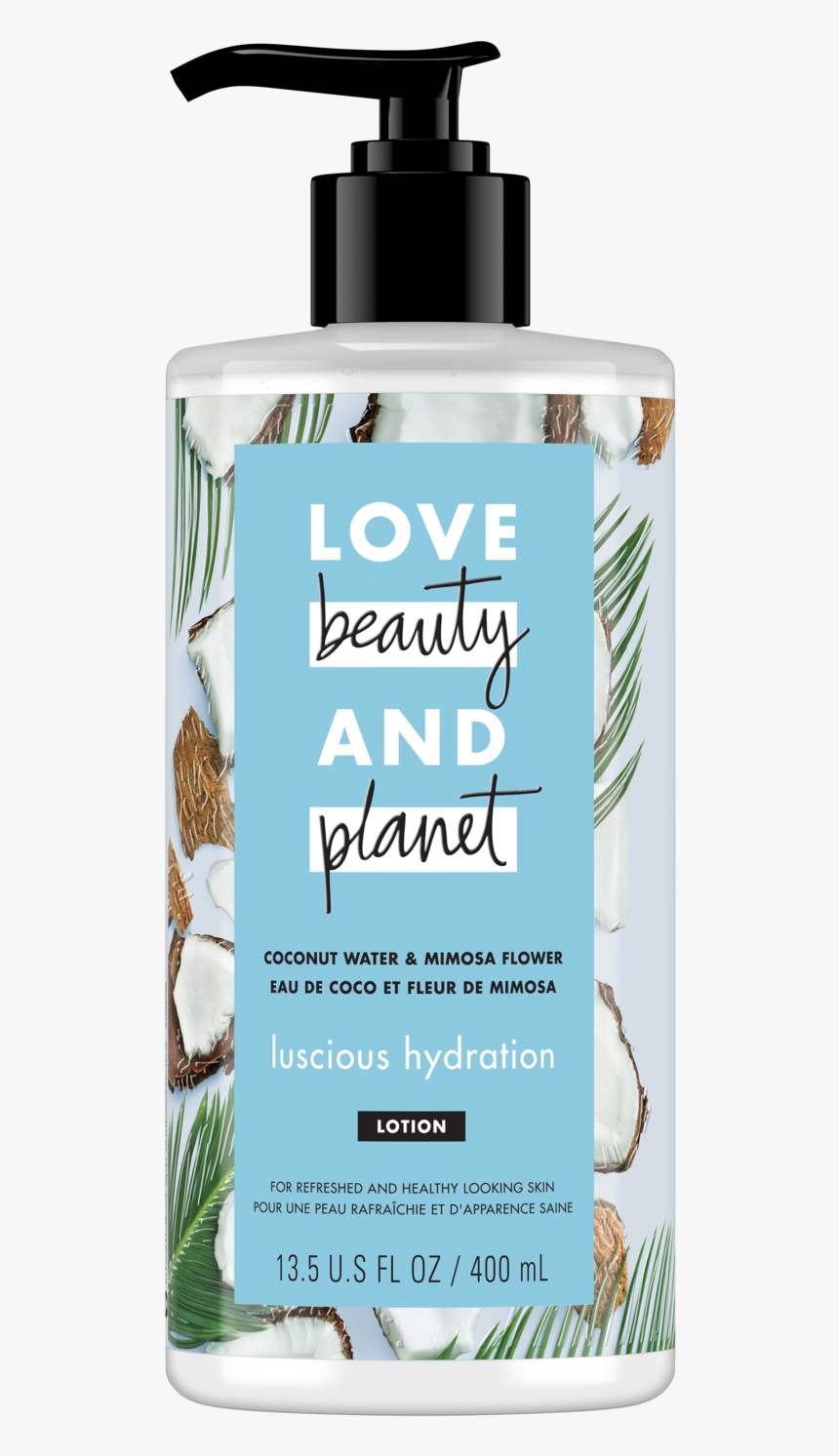 Transparent Coconut Water Png - Love Beauty And Planet Rose Body Lotion, Png Download, Free Download