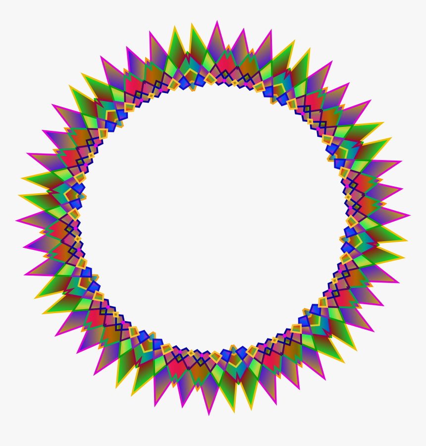 Prismatic Multipoint Star Frame - Tooth Fairy Seal, HD Png Download, Free Download