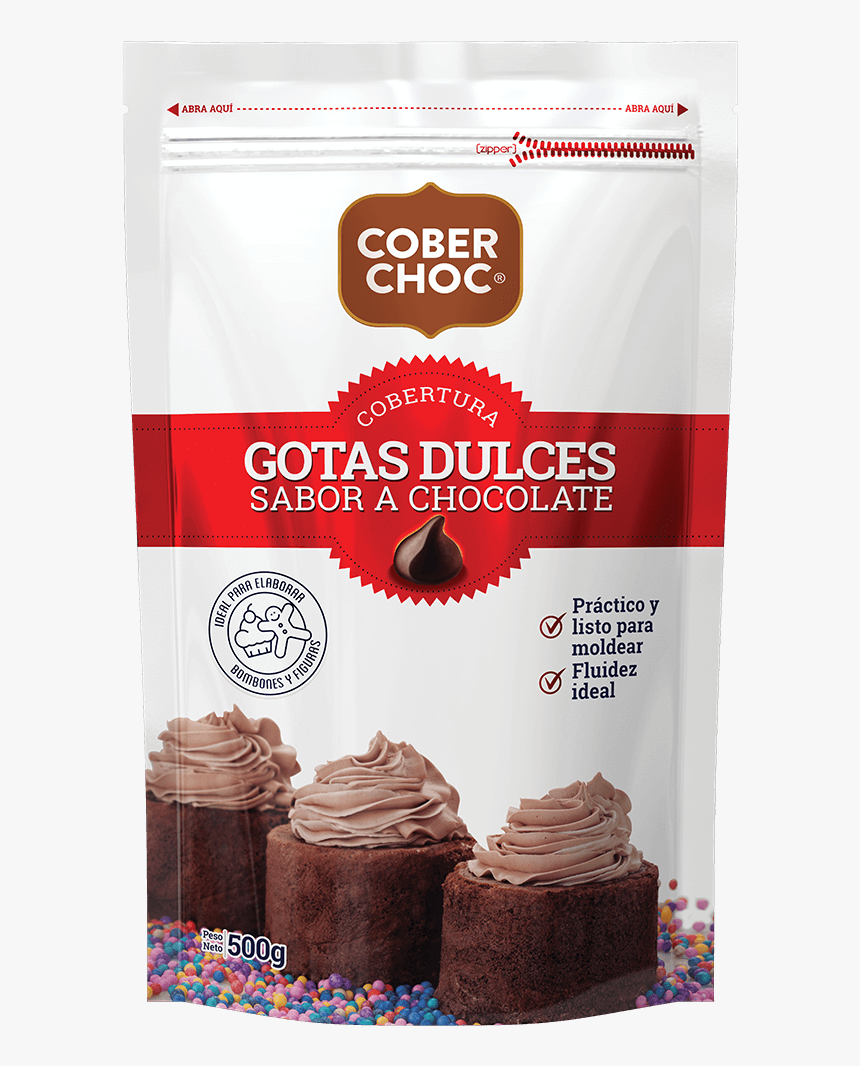 Chocolate Coberchoc Gotas Dulces - Chocolate Coberchoc, HD Png Download, Free Download