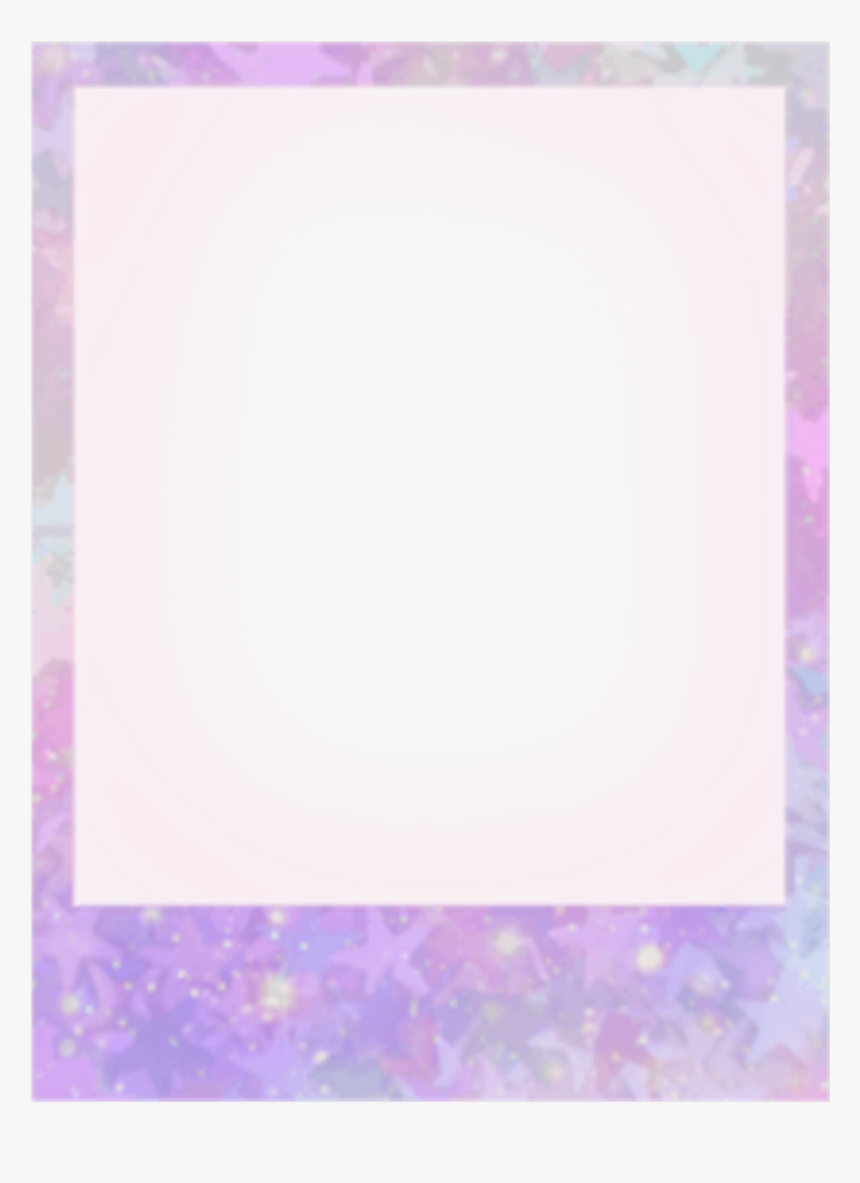 #polaroid #star #galaxy #glitter #sparkling #mask #frame - Parallel, HD Png Download, Free Download