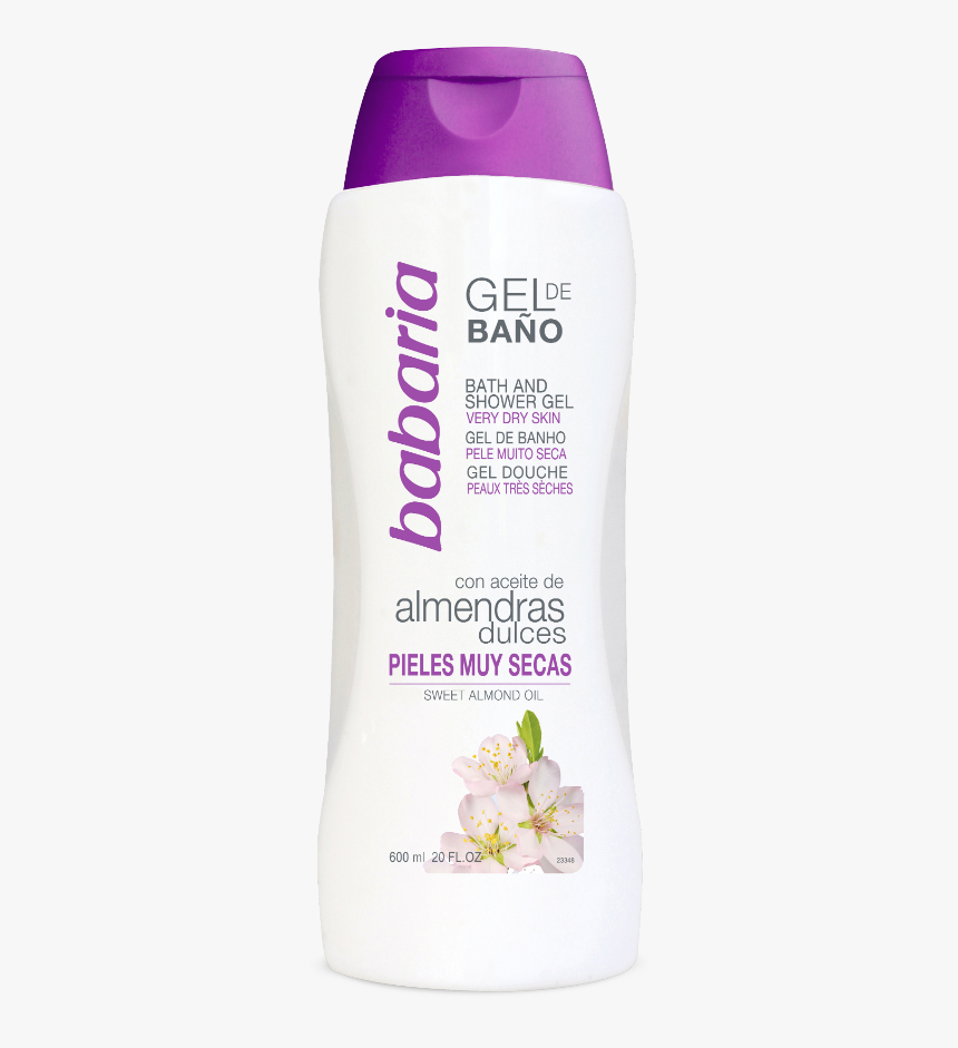 Gel De Baño De Almendras Dulces De Babaria - Lotion, HD Png Download, Free Download