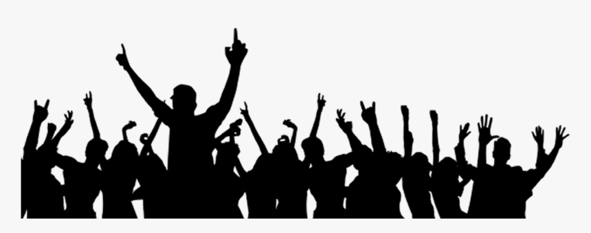 Transparent Orang Png - Men Crowd Silhouette Transparent, Png Download, Free Download