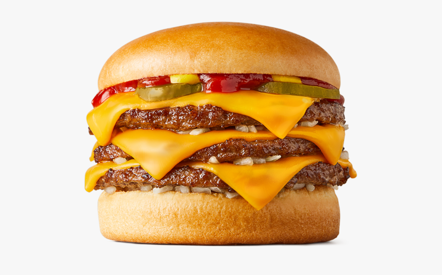 "
 Title=" - Triple Cheese Mcdonalds, HD Png Download, Free Download