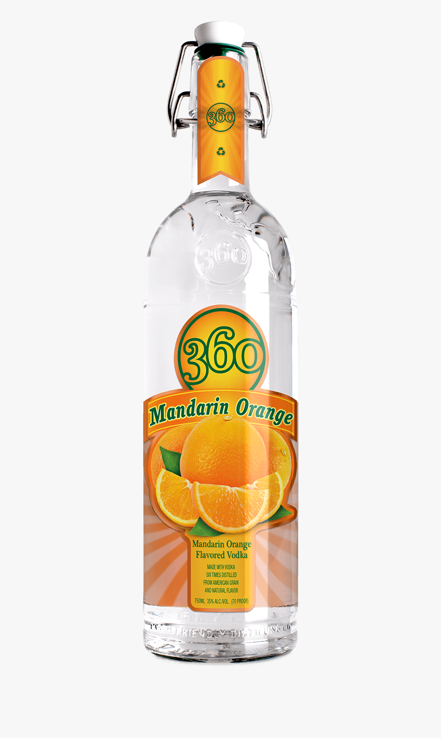 The Mandarin Is The Noblest Of Oranges, Once Highly - 360 Mandarin Orange Vodka, HD Png Download, Free Download