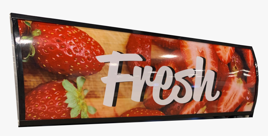 Cooler Marquee Decal - Strawberry, HD Png Download, Free Download