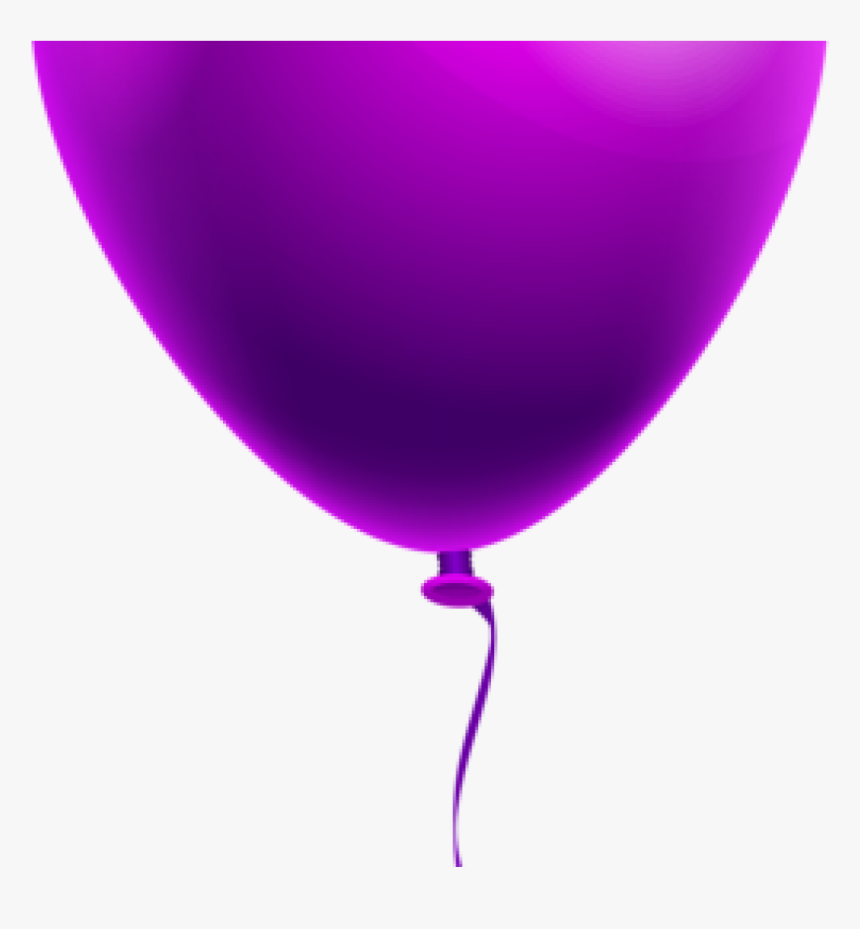 Balloon Clipart Single Purple Balloon Png Clipart Image - Balloons Transparent Purple Background, Png Download, Free Download