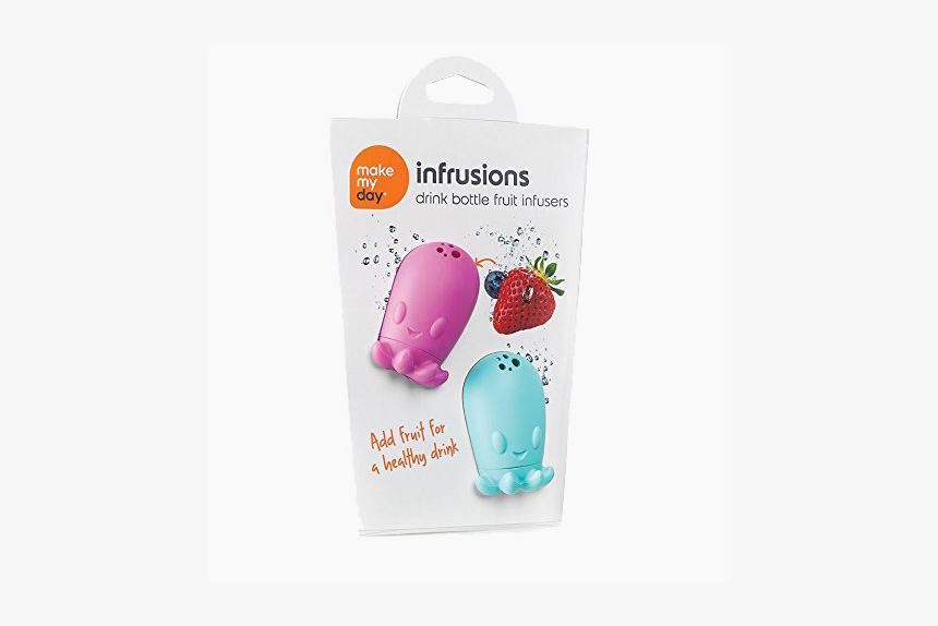 Make My Day Silicone Drink Bottle Fruit Infuser (green/blue), HD Png Download, Free Download