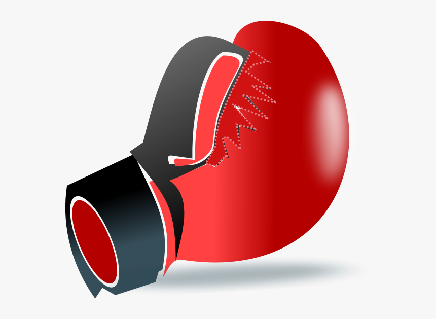 Guantes De Box Dibujo Png - Boxing Glove Clipart Transparent, Png Download, Free Download