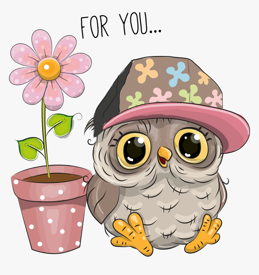 Transparent Ron Swanson Png - Cute Owl Png Vector, Png Download, Free Download