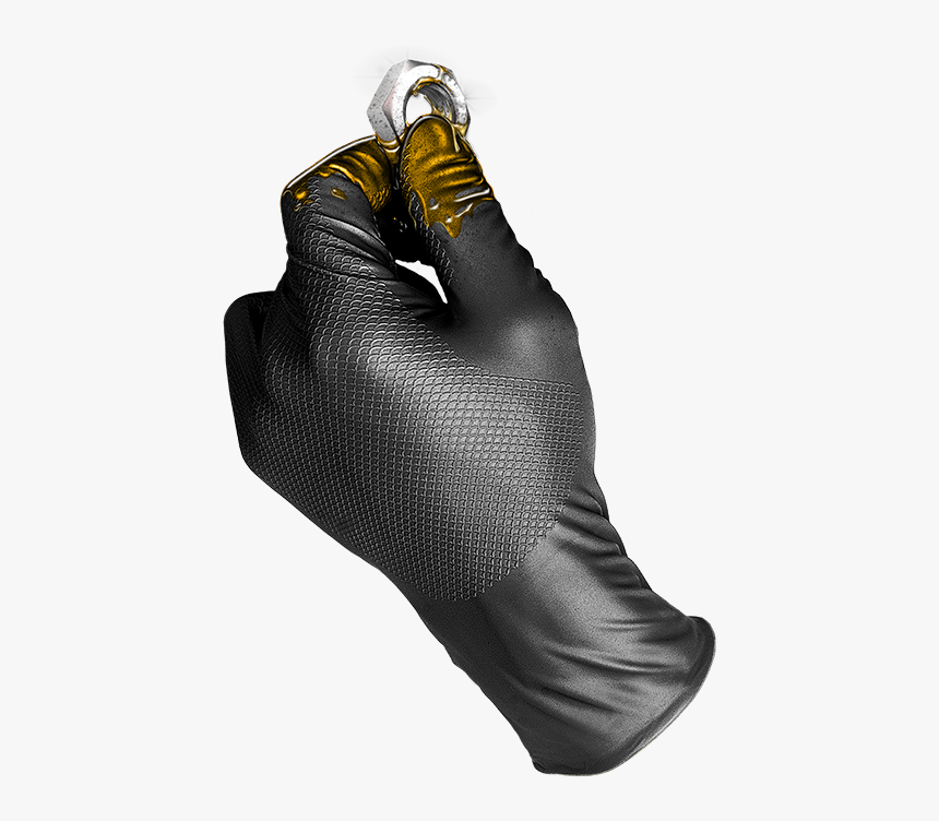 Dorso Guante - 580nr Grippaz - Disposable Glove, HD Png Download, Free Download