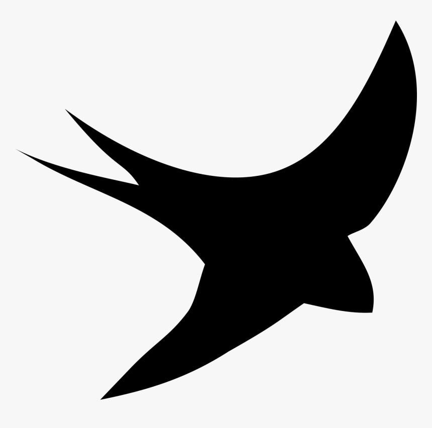 Swallow- Welcome Back To Japan In 2017 Clip Arts - Png Swallow Black, Transparent Png, Free Download