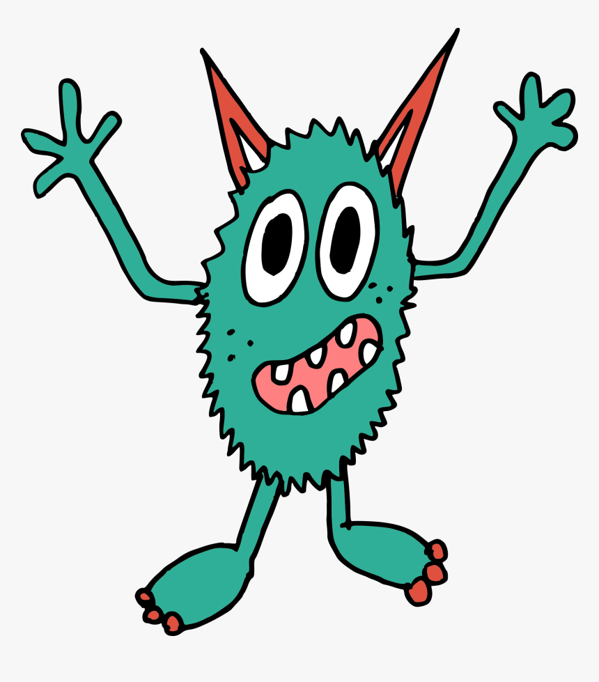 8 Cartoon Monster Vector 4, HD Png Download, Free Download