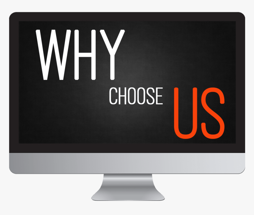 Why Choose Us - Computer Monitor, HD Png Download, Free Download