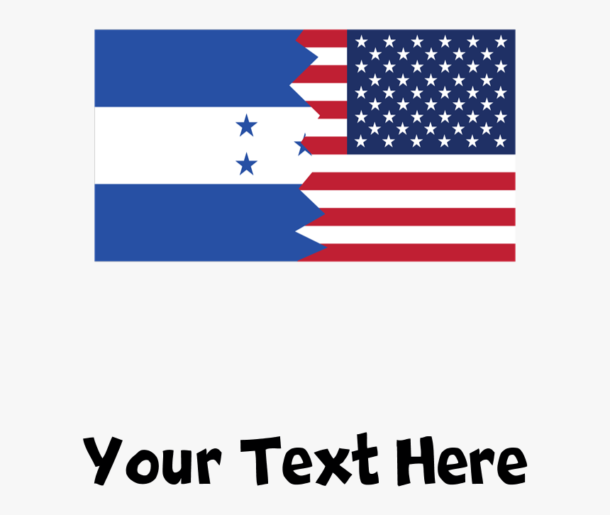 Honduran American Flag Teddy Bear - United States Flag, HD Png Download, Free Download