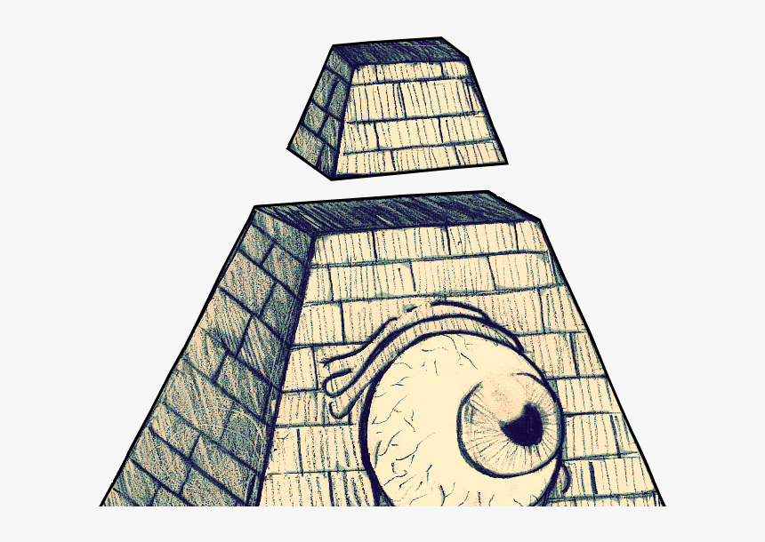 Pyramid Sketch, HD Png Download, Free Download