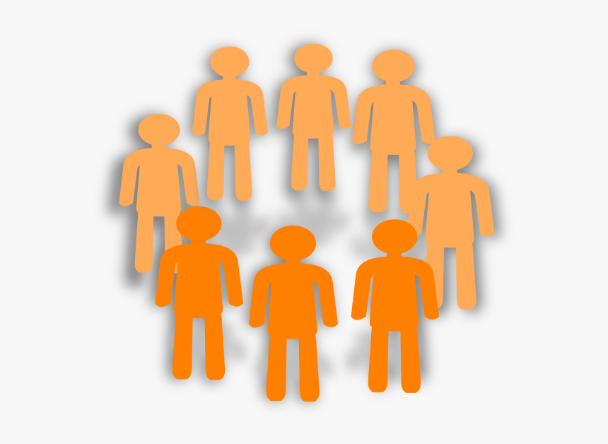 Population Clipart Clip Art - Transparent Groups Of People, HD Png Download, Free Download