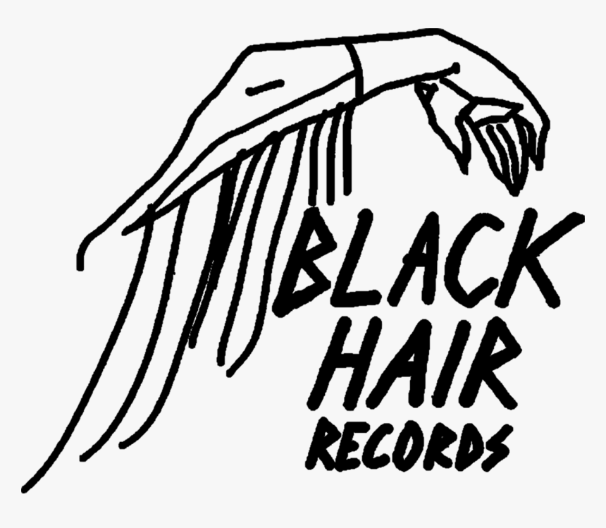 Black Hair Records Logo - Record Label Logo Art, HD Png Download, Free Download