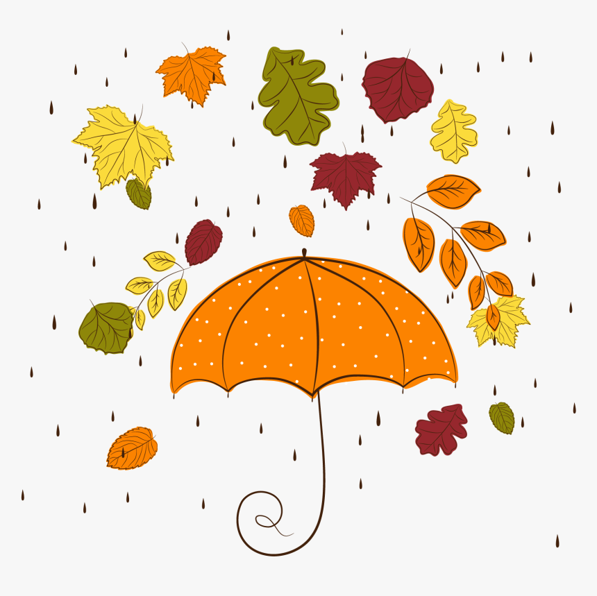 Autumn Rain Png Clipart - Autumn Rain Png, Transparent Png, Free Download