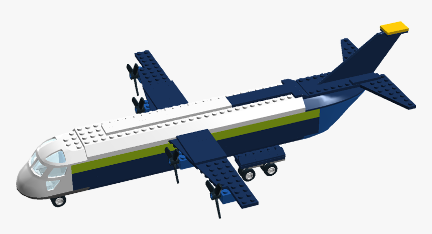 blue airplane lego