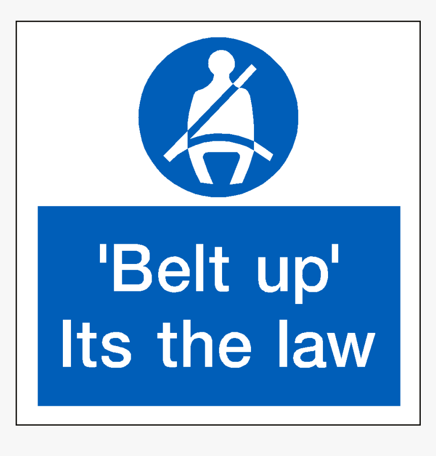 Seatbelt Law Sticker - Emblem, HD Png Download, Free Download