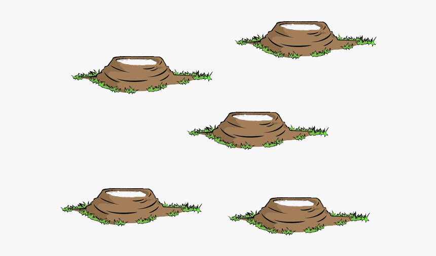 Whack A Mole Holes Transparent, HD Png Download, Free Download