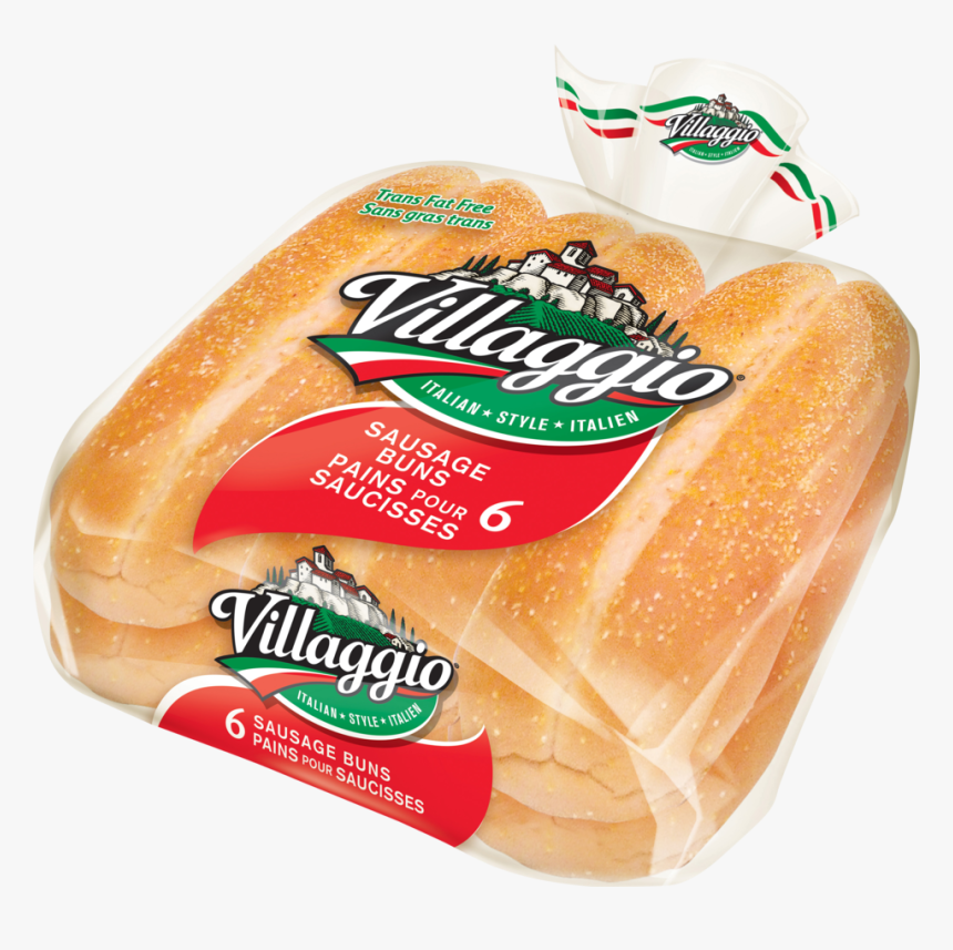 Villaggio® Italian Style Sausage Buns - Villagio Hot Dog Buns, HD Png Download, Free Download