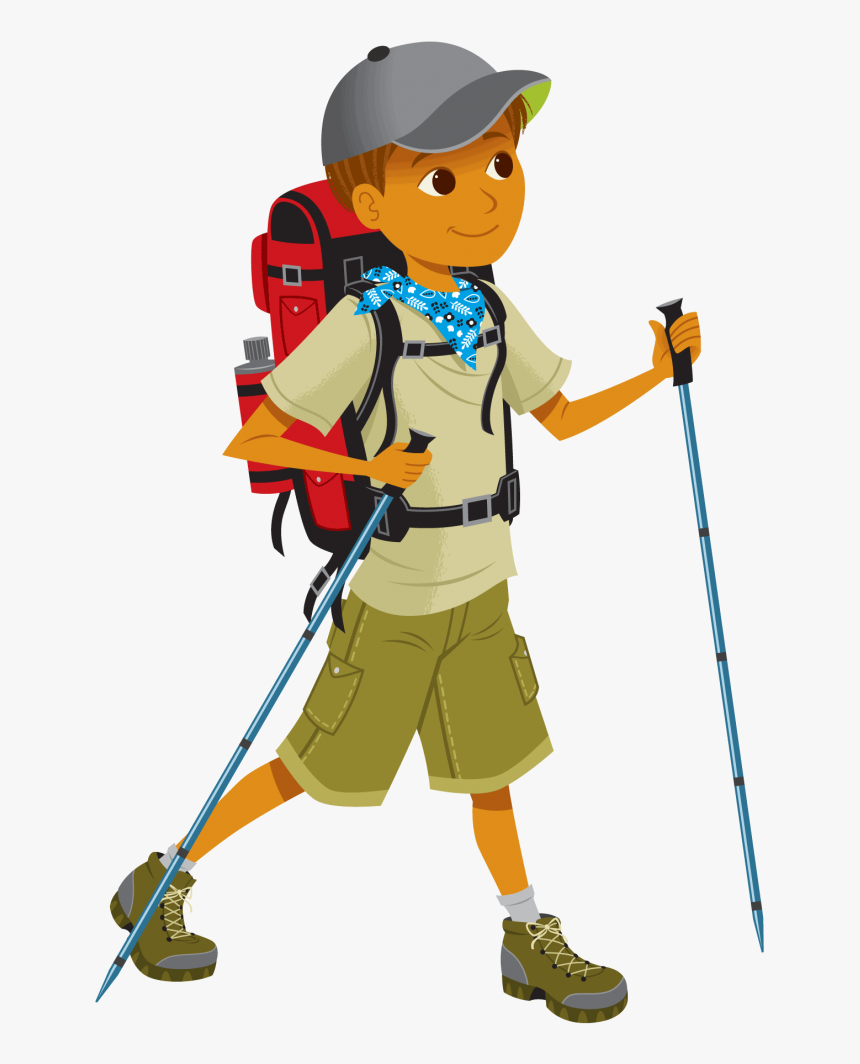 Hiking Clipart Mountain Climber - Mountain Climber Clipart Png, Transparent Png, Free Download