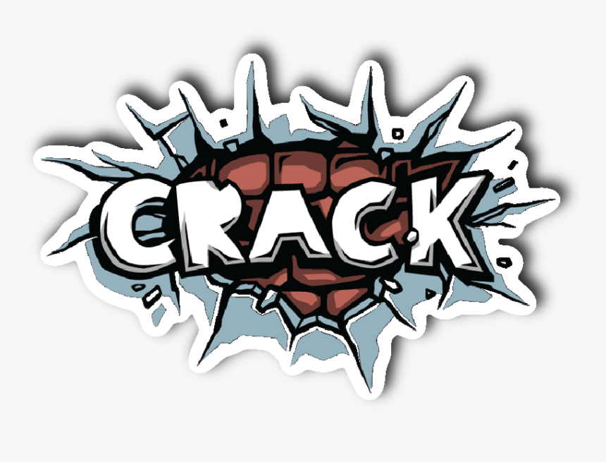 Crack On The Wall Sticker, HD Png Download, Free Download